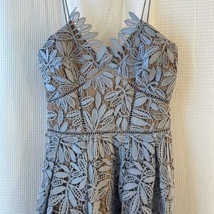 Self Portrait Laelia Lace Midi Dress